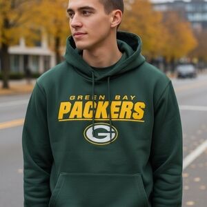 New Era Green Bay Packers Green Hoodie